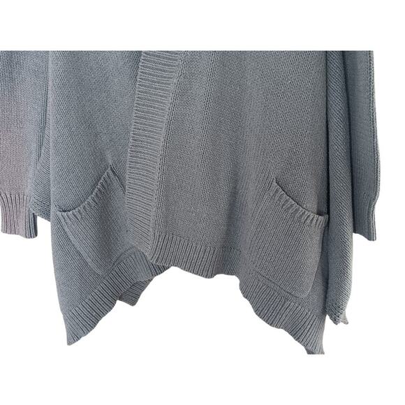 KF KaufmanFranco Collective Gray Knit Cardigan Sweater XS Oversized - Picture 4 of 16